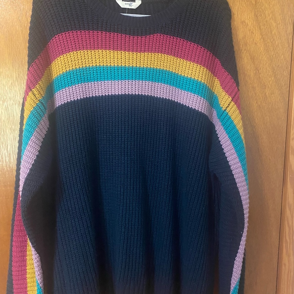 Terra & Sky Deep Blue Knit Top